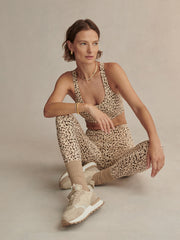 Almond Abstract Leopard