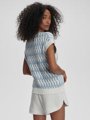 White Celestial Blue